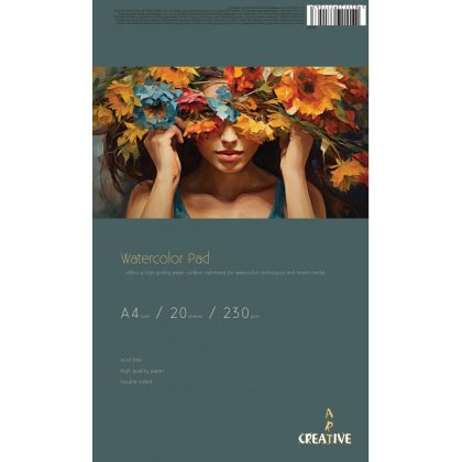 Скицник Watercolor Pad А4, 230 g, 20 листа