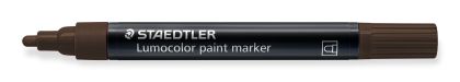 Маркер Staedtler Lumocolor Paint 349, акрилен, ТЪМНО КАФЯВ