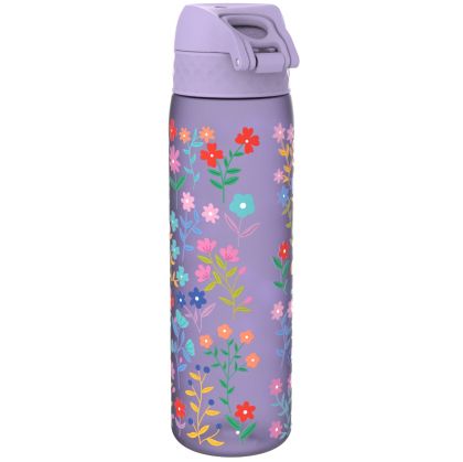 Бутилка за вода Ion8 Print, рециклирана пластмаса, 500ml,Del. floral