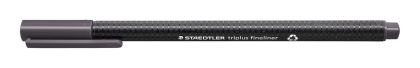 Тънкописец Staedtler Triplus 334, тъмно сив 8