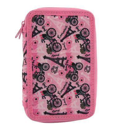 Несесер Octopus, 2 ципа, пълен, 13х19.5х4.5 см, Romance