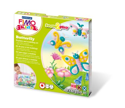 Комплект глина Staedtler Fimo Kids, 4x42g, Butterfly