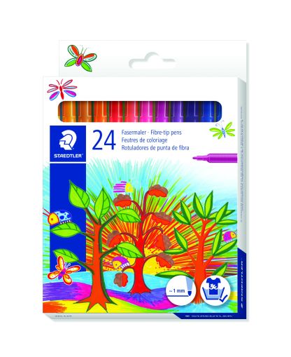 Флумастри Staedtler 325, 24 цвята