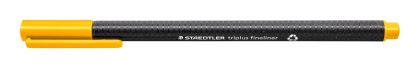 Тънкописец Staedtler Triplus 334, жълт 110