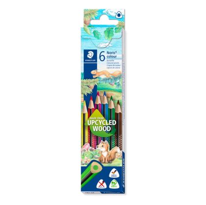 Цветни моливи Staedtler Noris Colour 187, 6 цвята