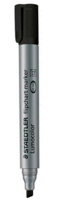 М-р Staedtler Lumocolor 356 В за флипч,скосен,черен