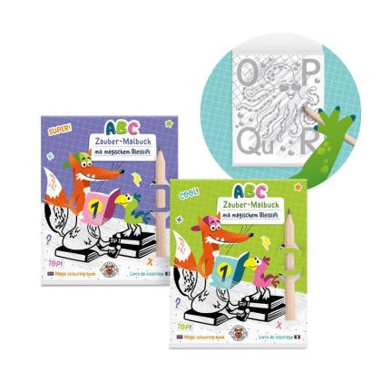 Вълшебна книжка за оцветяване с молив Trendhaus ABC