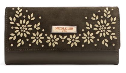 Портфейл Nicole Lee, 19x10x3.5 cm, ТЗЕЛЕН