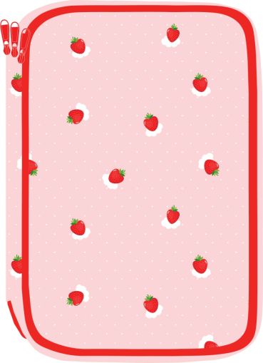 Несесер Street Delicious, 3 ципа, празен, 20x13x8сm