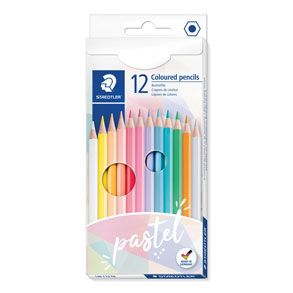 Цветни моливи Staedtler 146 Pastel, 12 цвята