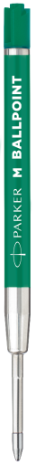 Пълнител Parker за химикалка, пл., оп.2, зелен M