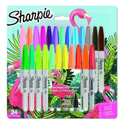 Комплект перм. маркери Sharpie Flamingo, 24 бр