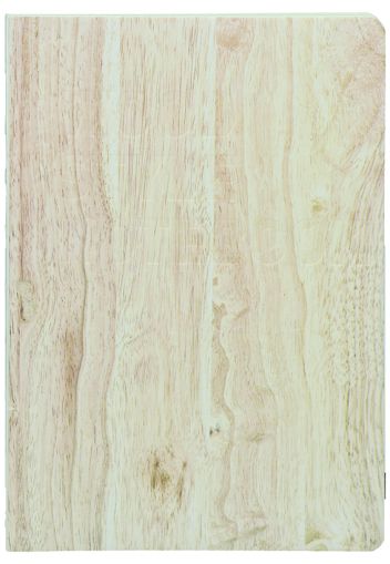 Бележник Wood Style, 12.8х18.5 cm, 80л, бежов