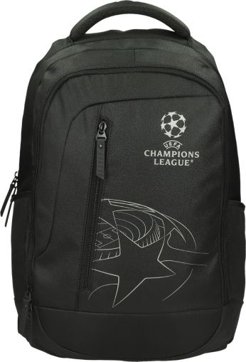 Раница UEFA, 33х14х48 cm, черна