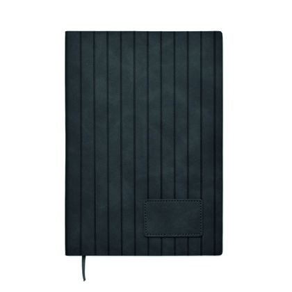 Бележник Tintray А5, 80л, PU корица, ЧЕРЕН
