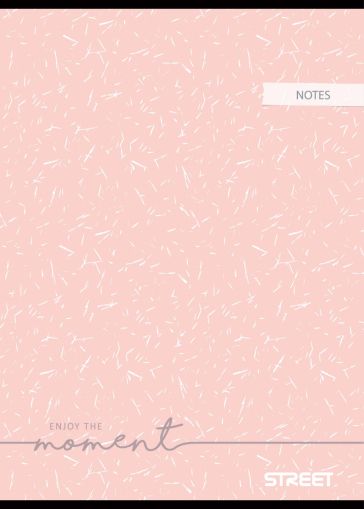Тетрадка Street, А4, бели листа, 54л, Notes