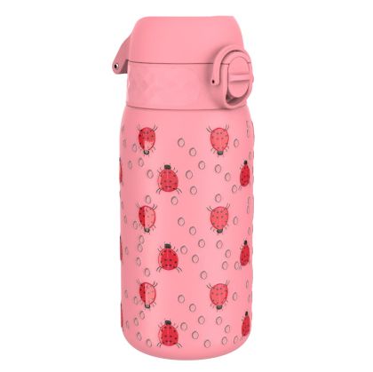 Бутилка за вода Ion8 Print, метална, 400ml, КАЛИНКИ