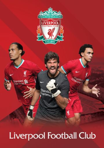 Тетрадка FC Liverpool, А4, широки редове, 54л