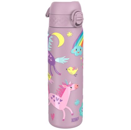 Термо бутилка за вода Ion8 Print, метална, 500ml, ЕДНОРОГ
