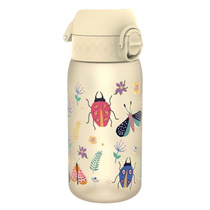 Бутилка за вода Ion8 Print, рециклирана пластмаса, 350ml, НАСЕКОМИ