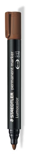 Маркер Staedtler Lumocolor 352, перманентен, объл връх, кафяв