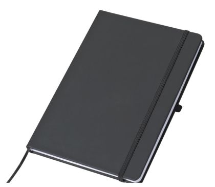 Бележник Macma A5, 80л, линиран, черен