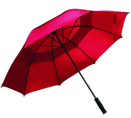 Чадър Storm, с ръчно отваряне, 123 cm, червен