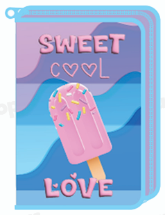 Несесер Octopus, 1 цип, 2 прегради, празен, Sweet Love