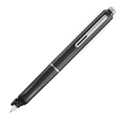 Писалка с механизъм Writech + 5 патрочета, черна