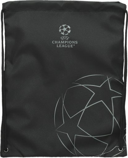 Чанта за спорт UEFA, 34x43cm, черна