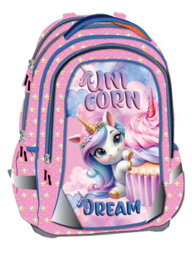 Ергономична раница Octopus Unicorn Dream