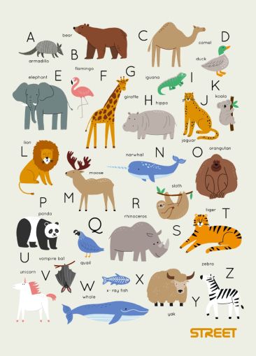 Бележник А6, 40 листа, WILDLIFE