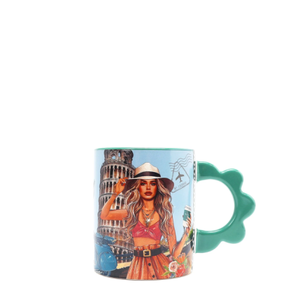 Керамична чаша Nicole Lee, 500ml, Martha Italy