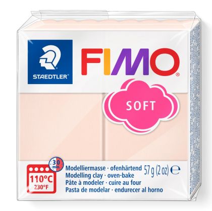 Полимерна глина Staedtler Fimo Soft, 57 g, телесен 43
