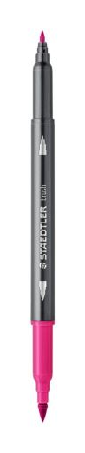 Акварелни флумастри Staedtler 3001, двув, тъмнорозов 250