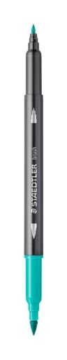 Акварелни флумастри Staedtler 3001, двув, тюркоаз 54