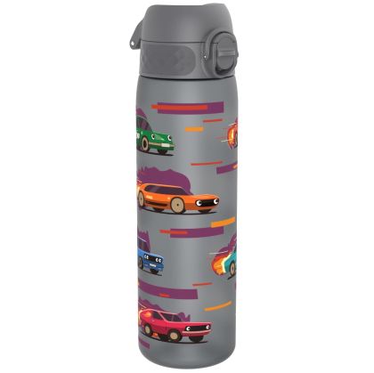 Бутилка за вода Ion8 Print, метална, 600ml, КОЛИ