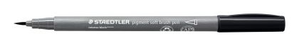 Флумастер Staedtler Pigment soft Brush 372, черен