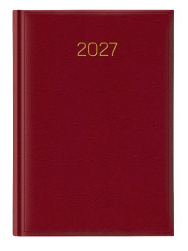 Календар-бележник Castelli Balacron 894 А5, 2027,бордо