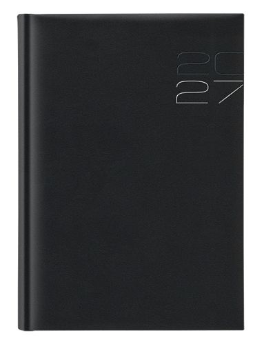 Календар-бележник Castelli MATRA A5, 2027, черен