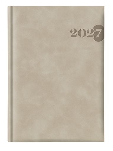 Календар-бележник Castelli Chia 894 A5, 2027, бежов