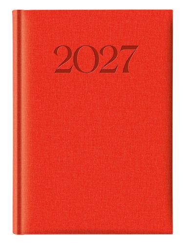 Календар-бележник Castelli Biella 894 A5,2027, оранжев