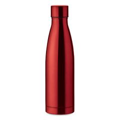 Метална бутилка за вода, 500ml, ЧЕРВЕН