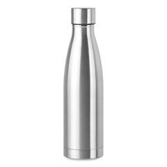 Метална бутилка за вода, 500ml, СРЕБРИСТ