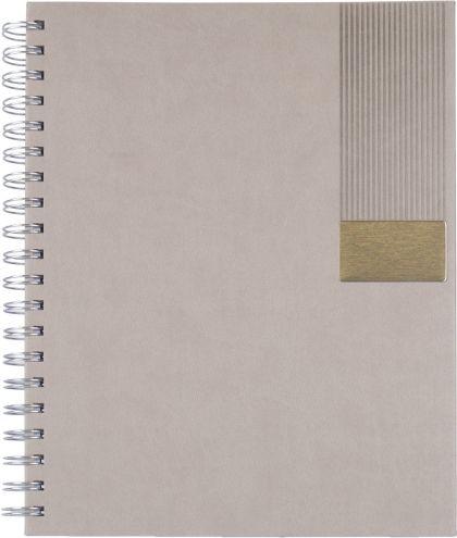 Бележник със спирала Ostuni, 200x269mm, 96л, БЕЖОВ