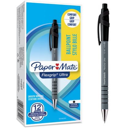 Химикалкa Papermate Flexigrip Ret, М 1mm, черен