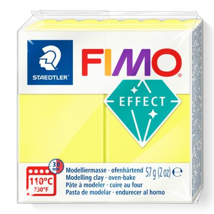 Полимерна глина Staedtler Fimo Effect,57g, неон жълт 101
