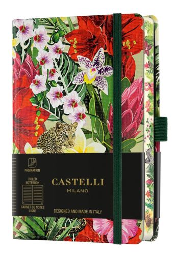 Бележник Castelli Eden, 13x21cm, б.л., Leopard