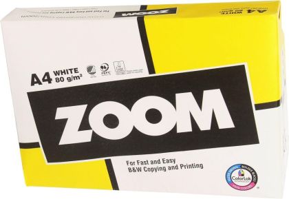Копирна хартия Zoom А4, 80 гр, оп.500