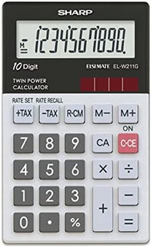 Джобен калкулатор SH-ELW211GGY, 10 разряда
